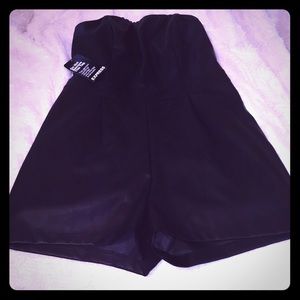 Express leather romper